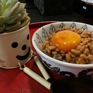 味たま納豆ごはん